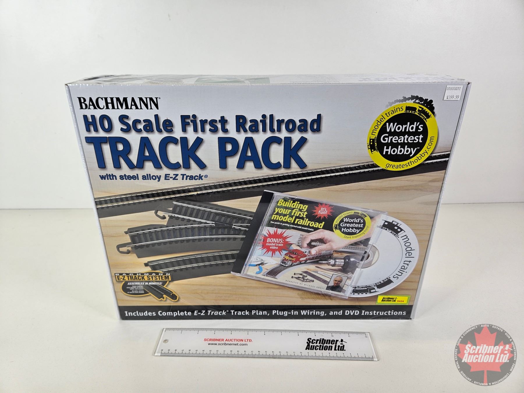 Extra Track Pack Bachmann HO Scale First Railroad 45pc Track Pack (NIB) w/Extra Track ...