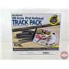 Image 2 : Bachmann HO Scale First Railroad 45pc Track Pack (NIB)  w/Extra Track Piece  (Box Measures : 3-1/2"H