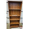 Image 1 : Pressboard Book Case  (Measures : 71-1/2"H x 28"W x 12"D)