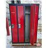 Image 2 : Metal GSW Lockers (Set of 4)  (Note : Damage Back Corner) (Measures : 72"H x 48"W x 18"D)