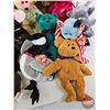 Image 2 : Wooden Crate Lot : Beanie Baby Collection (25)  (Crate Measures : 10-1/2"H x 19"W x 12"D)
