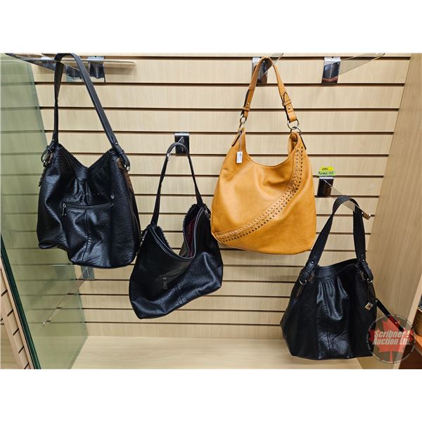 Leather Purses (4)  (Note : Each Purse has some form of Defect)