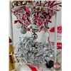 Image 3 : Christmas Decorations w/Basket Stand (Stand Measures : 32"H)