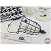 Image 2 : Home Décor Combo (7) : Hanging Vases (3) ; Basket ; Scarf ; etc (Basket Measures : 5"H x 14"W x 10"D