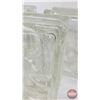 Image 3 : Glass Blocks (5)  (Note : One Block has Chip) (All Measure : 7-3/4"H x 7-3/4"W x 3"D)
