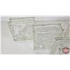 Image 5 : Glass Blocks (5)  (Note : One Block has Chip) (All Measure : 7-3/4"H x 7-3/4"W x 3"D)