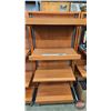 Image 1 : Modular Retail Shelving Unit on Castors c/w 7 Shelves (Measures : 55-1/2"H x 26-1/2"W x 30-1/2"D)