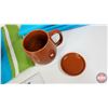 Image 3 : Home Décor Combo : Basket w/Stoneware Mugs & Lids/Coasters & Placemats (7)