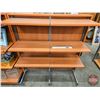 Image 2 : Modular Retail Shelving Unit on Castors c/w 14 Shelves (Measures : 55-1/2"H x 50-3/4"W x 31"D)