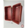 Image 2 : Tin Tubs (2) (Red)  (Measure : 8"H x 17"W x 31"D)