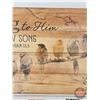 Image 3 : Wooden Wall Art : Sing to Him A New Song  (Measures : 14"H x 24"W)