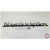 Image 1 : Metal Sign : What Happens In the Cave, Stays In The Cave (Measures : 3-1/2"H x 32-1/2"W)