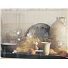 Image 2 : Framed Print : Antique Theme "Home is where love abides …"  (Measures : 25-1/2"H x 40"W)