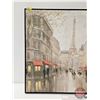 Image 2 : Large Framed Canvas Wall Art : Paris  (Measures : 31"H x 41"W)