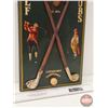 Image 3 : Wooden 3D Golf Sign/Thermometer : Davis Golf Clubs (Measures : 24"H x 11"W)