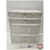 Image 1 : Plastic Organizer 6 Drawer Tower (Measures : 23"H x 20"W x 15"D)