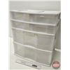 Image 2 : Plastic Organizer 6 Drawer Tower (Measures : 23"H x 20"W x 15"D)