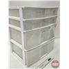 Image 3 : Plastic Organizer 6 Drawer Tower (Measures : 23"H x 20"W x 15"D)