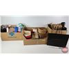 Image 1 : Gift Wrapping Materials : Ribbon, Wicker Baskets, Trays, Handled Paper Bags, etc