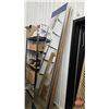 Image 3 : Fitting Room Mirrors (4) & Wooden Framed Dowel Panels (Note : Mirrors Mounted on Plywood w/Aluminum 