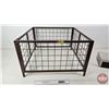 Image 4 : Store Display Wire Bin w/Small Wire Baskets  (Large Bin Measures : 15"H x 24"W x 24"D)