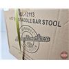 Image 2 : Harley Davidson Solo Saddle Bar Stool (NIB) (Same as Lot 9038)  (Box Measures : 14-1/2"H x 17-1/2"W 