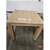 Image 1 : Wooden Store Display Table  (Measures : 30-1/2"H x 35-1/2"W x 35-1/2"D)