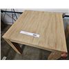 Image 2 : Wooden Store Display Table  (Measures : 30-1/2"H x 35-1/2"W x 35-1/2"D)