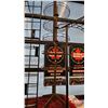 Image 3 : Store Display Wire Racks (4) (Black/Brown) :  - Arch - Flat Black w/Hooks  - 5 Tier Round  (Tallest 