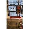 Image 4 : Store Display Wire Racks (4) (Black/Brown) :  - Arch - Flat Black w/Hooks  - 5 Tier Round  (Tallest 