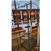 Image 5 : Store Display Wire Racks (4) (Black/Brown) :  - Arch - Flat Black w/Hooks  - 5 Tier Round  (Tallest 