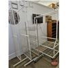 Image 1 : Store Display Wire Racks (4) (White/Grey) (Tallest Measures : 81"H)  (Clothing Rack Measures : 79"H 