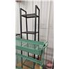 Image 2 : Home Décor Wire/Metal Racks (3) : Rolling Teal Cart, Counter Top Basket & 4 Tier Storage Rack (Talle