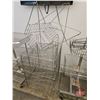 Image 3 : Store Display Wire Racking & Bins (Stainless Steel)  (Largest Measures : 46"H x 26"W x 26"D)
