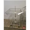 Image 4 : Store Display Wire Racking & Bins (Stainless Steel)  (Largest Measures : 46"H x 26"W x 26"D)
