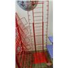 Image 3 : Store Display Wire Racks (Red/Purple) (Tallest Measures : 69"H)