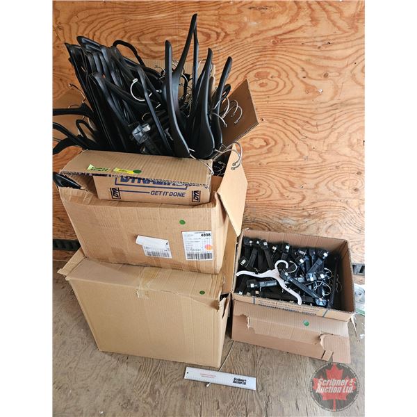 Large Variety of Clothes Hangers (5 Boxes)
