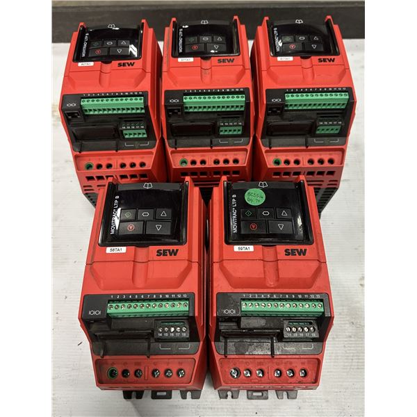 (5) Sew #18251412 / MCLTPB00085A3400 Movitrac LTP B Frequency Inverters