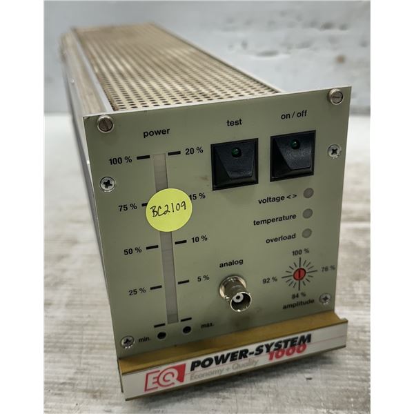 Economy & Quality #178927.2 Power System 1000