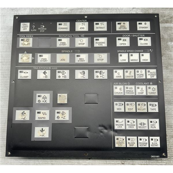 Hitachi Seiki #EN-1396B-02 / CNC01A01 CNC Lathe Main Operator Control Panel