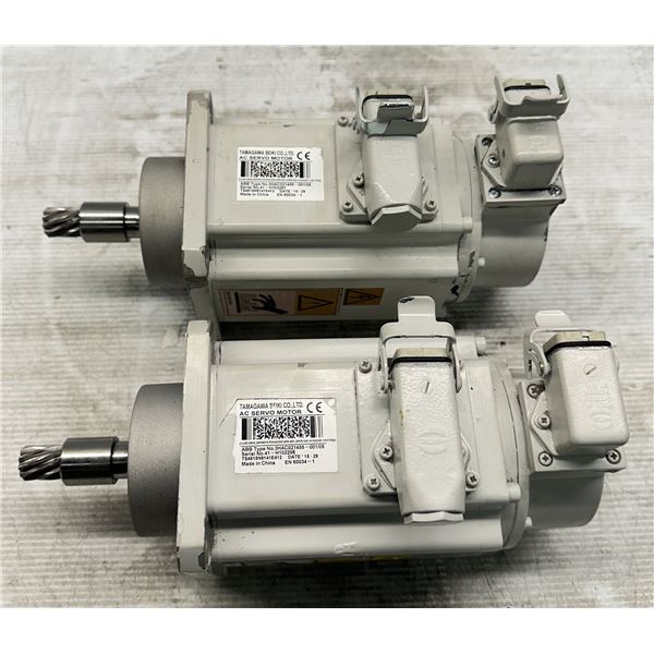 (2) Tamagawa Seiki #3HAC021455-001/05 AC Servo Motors