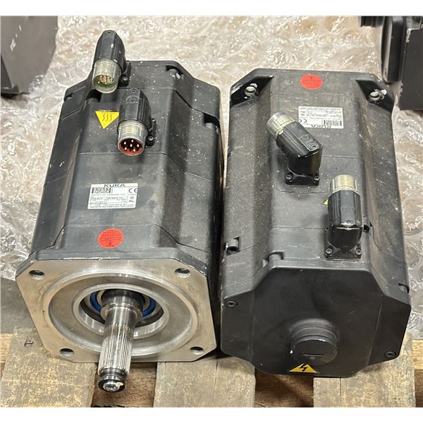(2) Kuka #0000131493 Simotics 3~(1P) 1FK7083-5AF81-1YY3-ZS16 Servo Motors