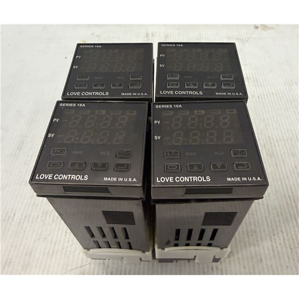 Lot of (4) Love Controls Temperature Controllers