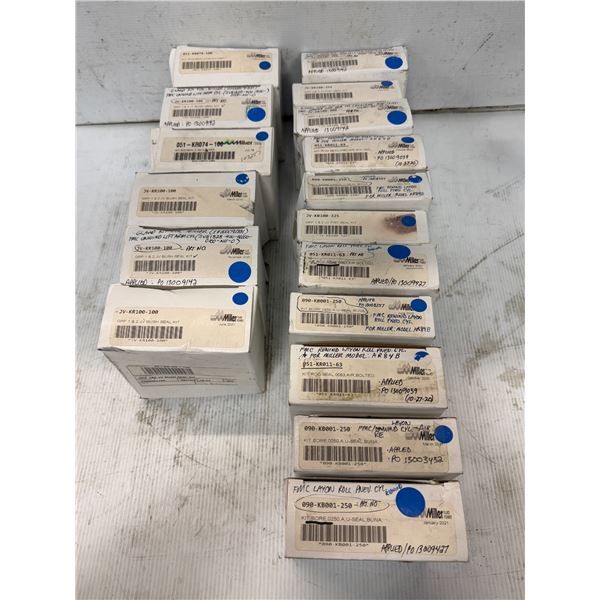 Lot of Miller Fluid Power Seal Kits