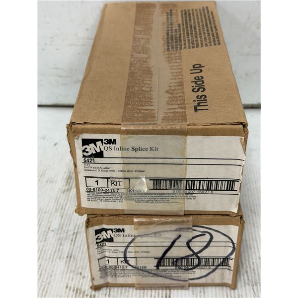 Lot of (2) 3M #5421 Inline Splice Kits