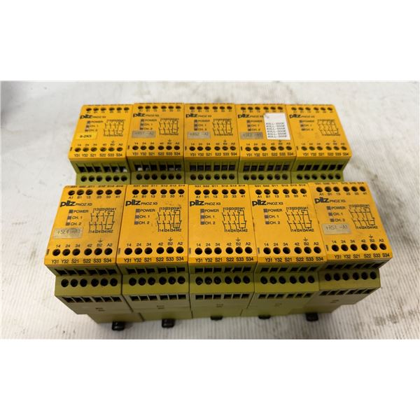 Lot of (10) Pilz #774318 Modules