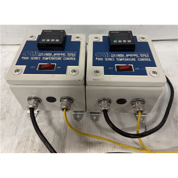 Lot of (2) Columbia Marking Tools #900 Series Temperature Controllers