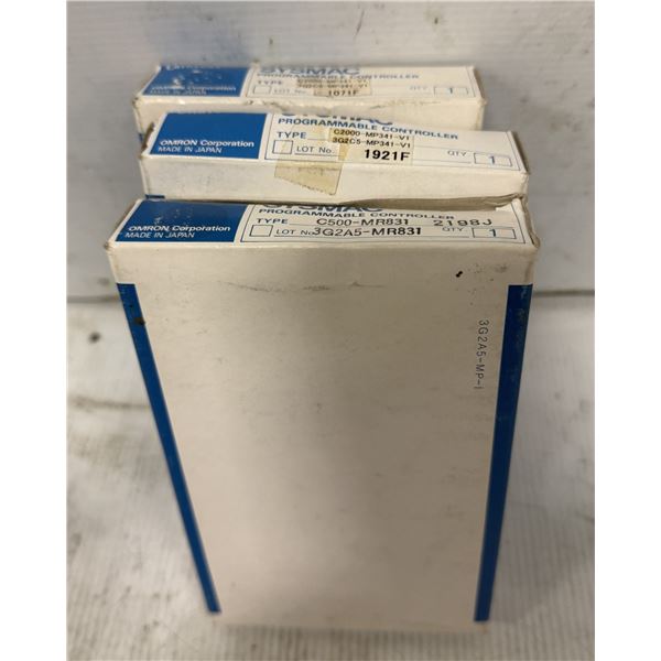 Lot of (3) Omron Programmable Controllers