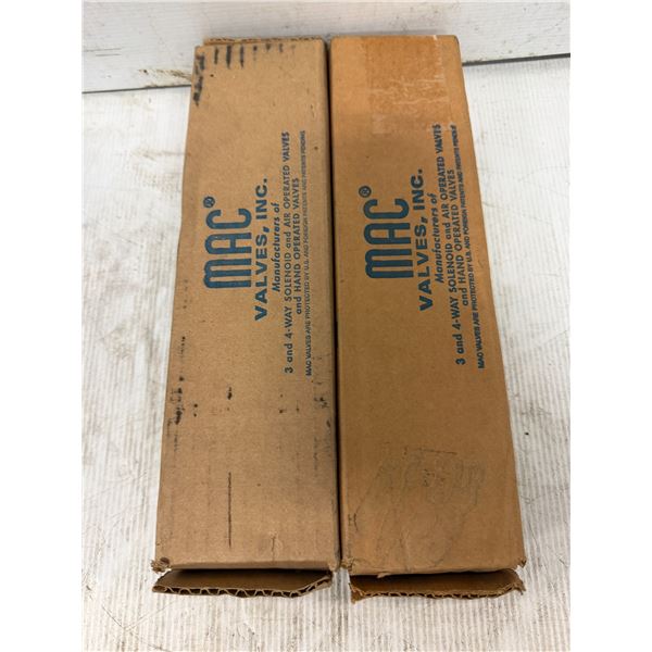 Lot of (2) MAC Valve #PR93A-GAAA & #PR93A-GACA