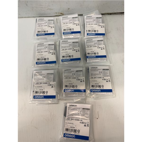 Lot of (10) Omron #E3Z-T81C-G0SRD-CN Sensors
